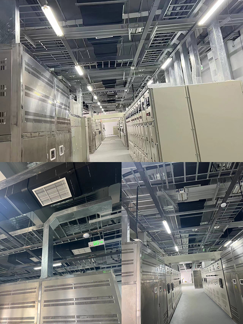 新能源工業(yè)廠房3200A母線送電一次成功